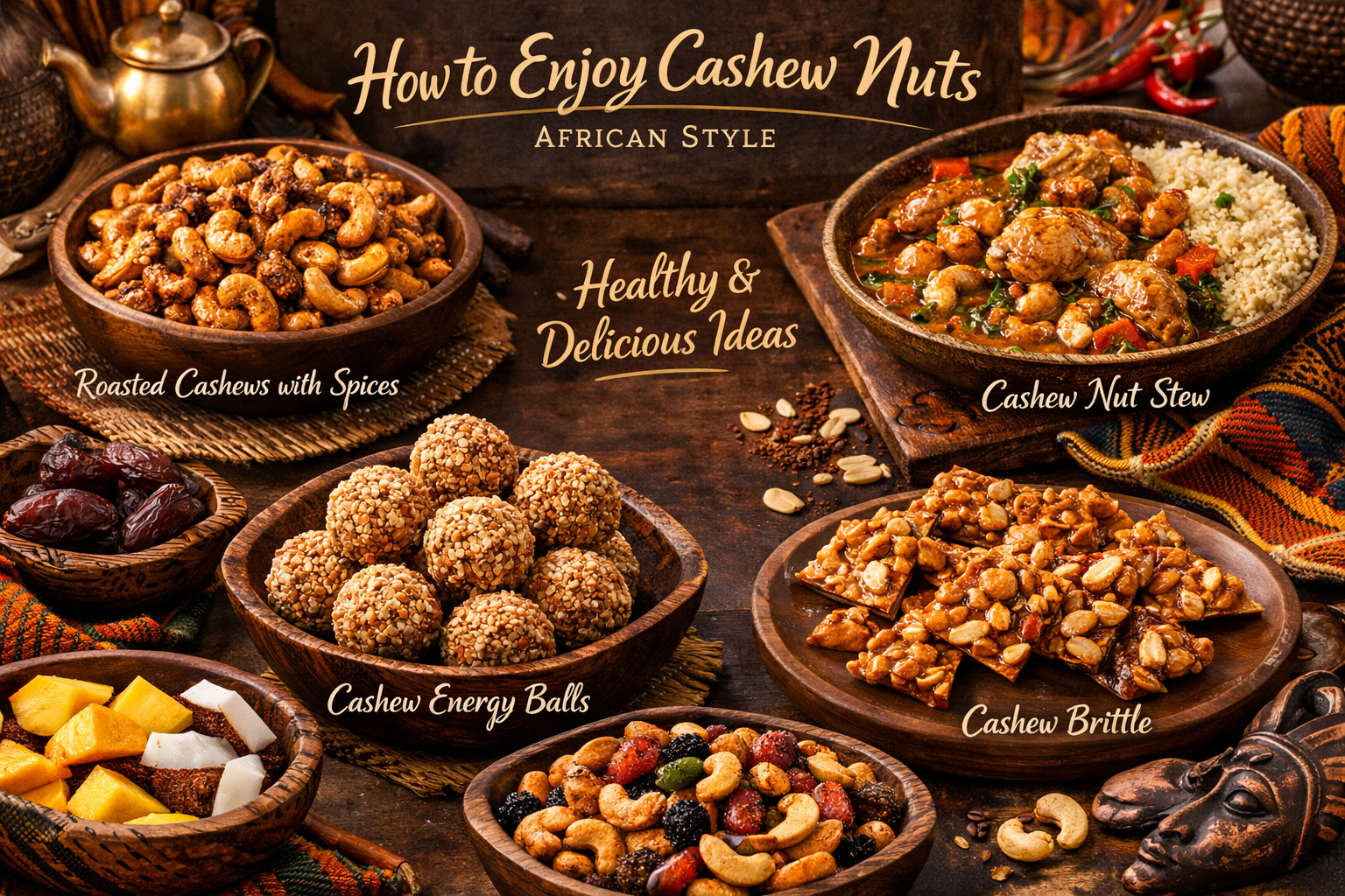 Cashewnüsse in der Küche